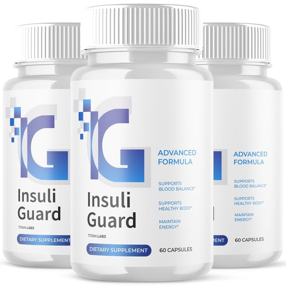Insuli Guard Advanced Formula Blood Support for Health and Wellness InsuliGuard 180 Capsules