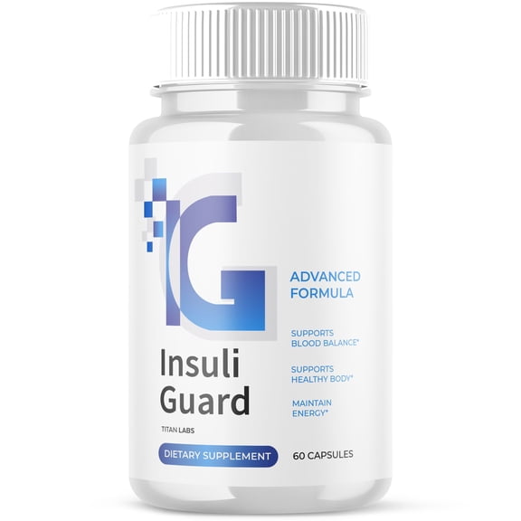 Insuli Guard Advanced Formula Blood Support for Health and Wellness InsuliGuard 60 Capsules