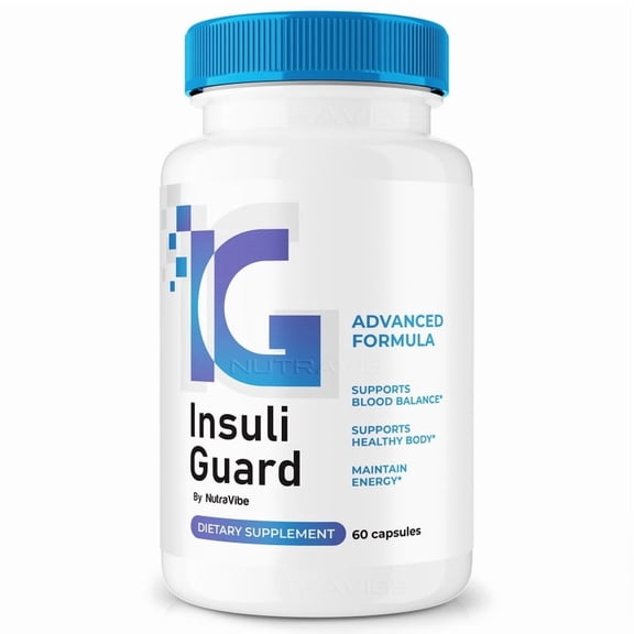 Insuli Guard  Original Formula with a Clean Blend to Support Healthy Circulation, Natural Energy & Balanced Levels | Just 2 Easy-to-Swallow Pills Daily (60 Capsules)