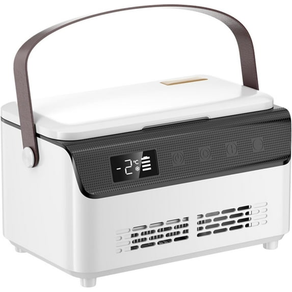 Insulin Cooler Travel Case, Diabetes Medical Cooler Thermostat, Portable Large Capacity Rechargeable Car Mini Refrigerator - for Daily Life and Traveling (2 Battery)