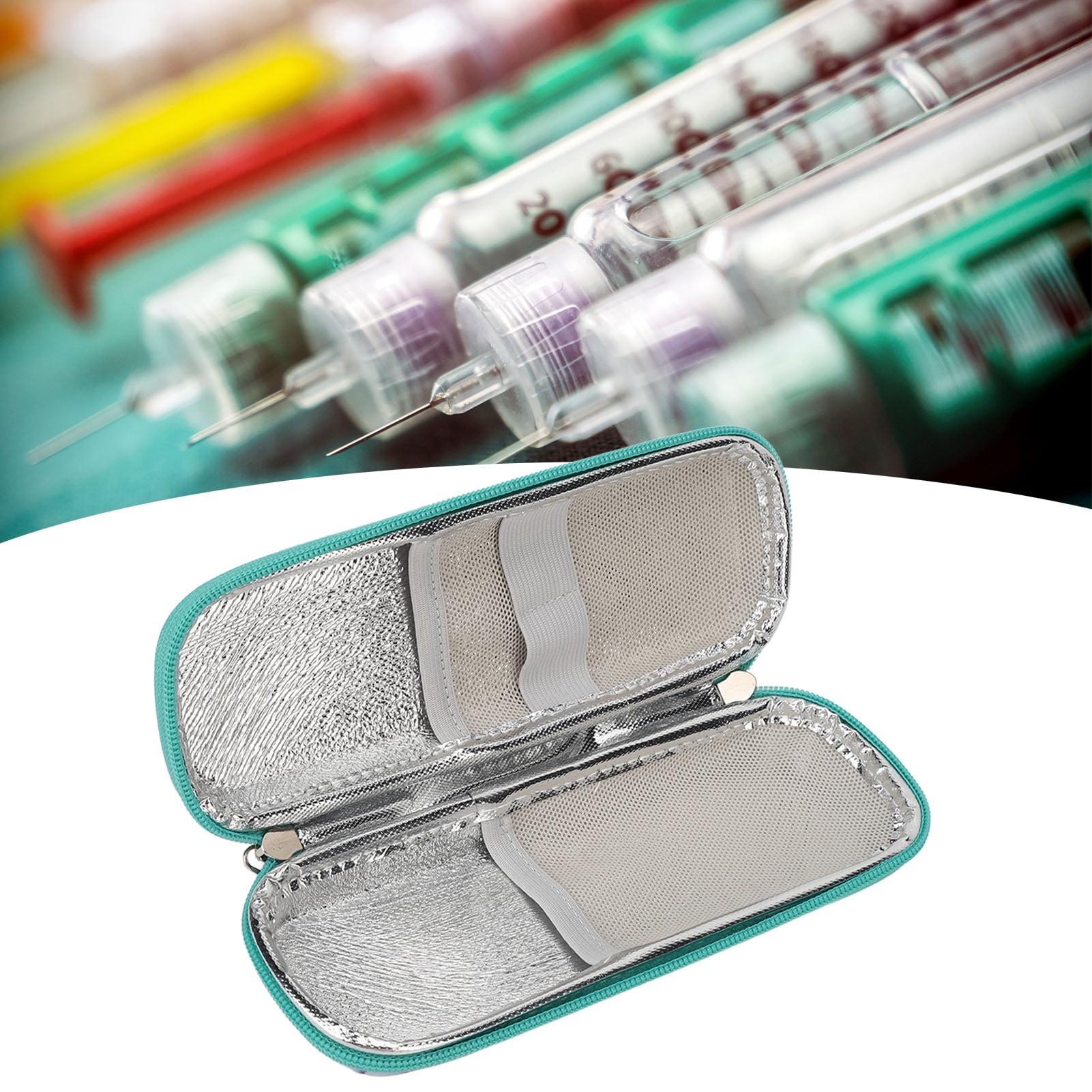 Insulin Cooler Travel Case, Portable Insulated Insulin Cooling Case Insulin Travel Case With