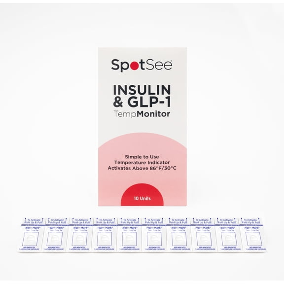 Insulin & GLP-1 Temp Monitor Kit - 10 Pack
