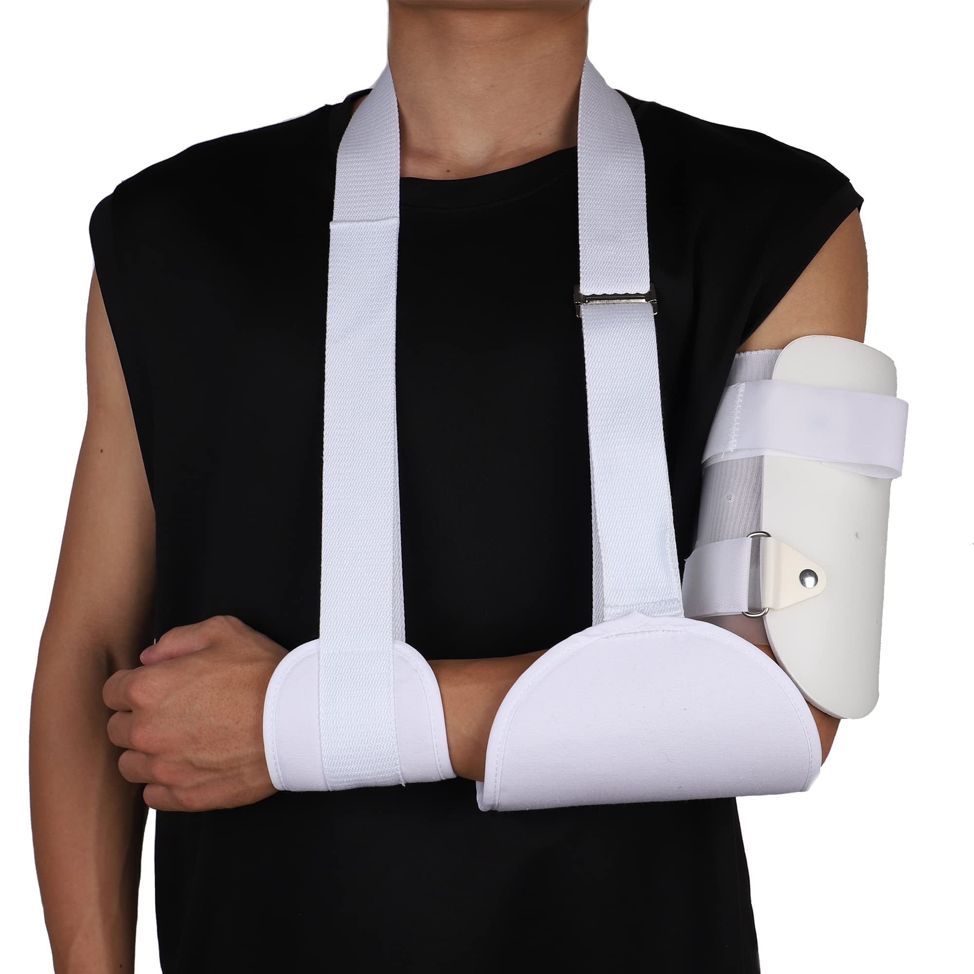 Insunen Arm Sarmiento Cuff - Sarmiento Brace for Humeral Shaft Fracture (White, L)