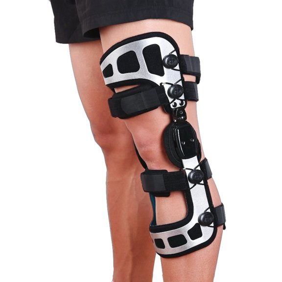 Insunen OA Unloader Knee Brace Instability of Knee Joint or Ligament Injury & Protect Knee Joint after Knee Surgery (M-Left)