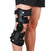 Insunen OA Unloader Knee Brace, Osteoarthritis of the bone on bone Knee Support, Rheumatoid Arthritis, Knee Joint Pain and Degeneration Black, Right