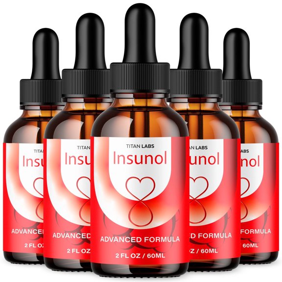 Insunol Advanced Formula Drops Blood Balance Support Supplement 150 Servings