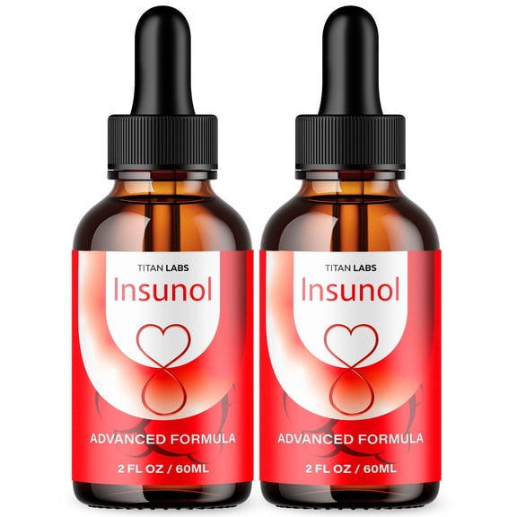 Insunol Advanced Formula Drops Blood Balance Support Supplement 60 Servings