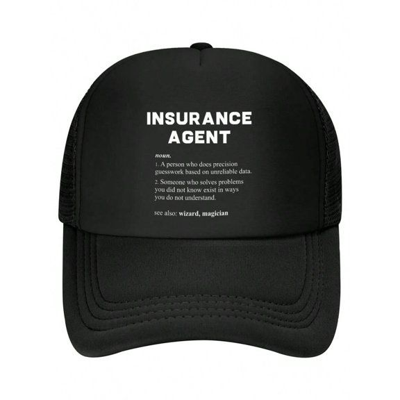 Insurance Agent - Funny Dictionary Definition Baseball Cap