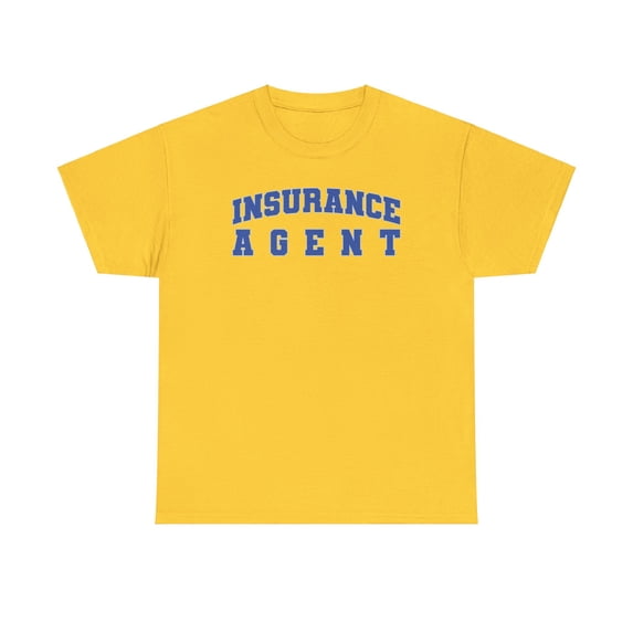 Insurance Agent Shirt Gifts Tshirt Crew Neck Short Sleeve
