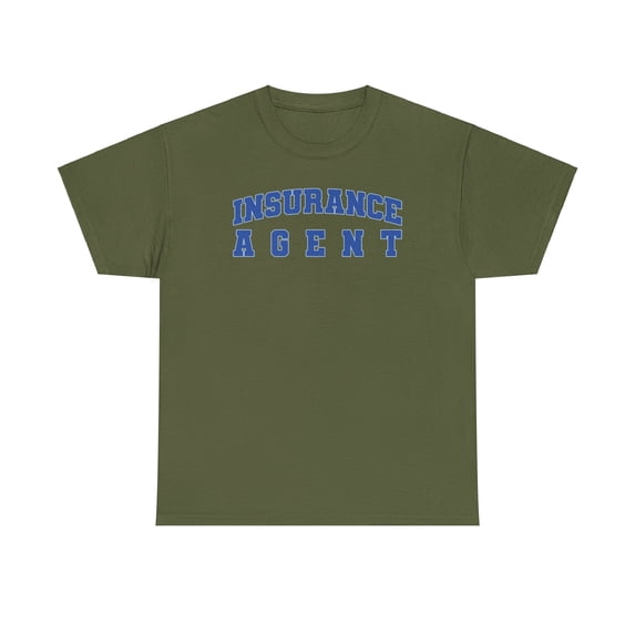 Insurance Agent Shirt Gifts Tshirt Crew Neck Short Sleeve