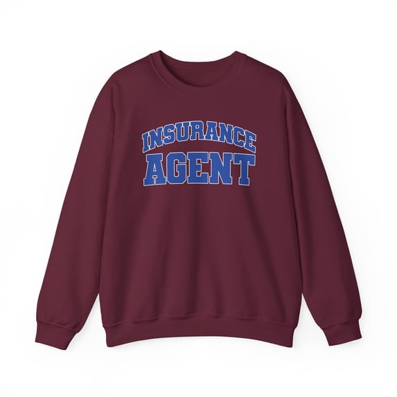 Insurance Agent Sweatshirt Gifts Crew Neck Shirt Long Sleeve Unisex