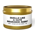 thumbnail image 1 of Insurance Agent Tin Candle Gifts Home Office Decor Vanilla Coffee Scented, 1 of 5