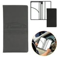 thumbnail image 1 of Insurance Card Holder Car Document Organizer, Business Card Holder, Stylish Glove Box Organizer, Secure Closure Holds License Registration Cards, Dark Gray 5x9.45 Inch (1Pcs), 1 of 4