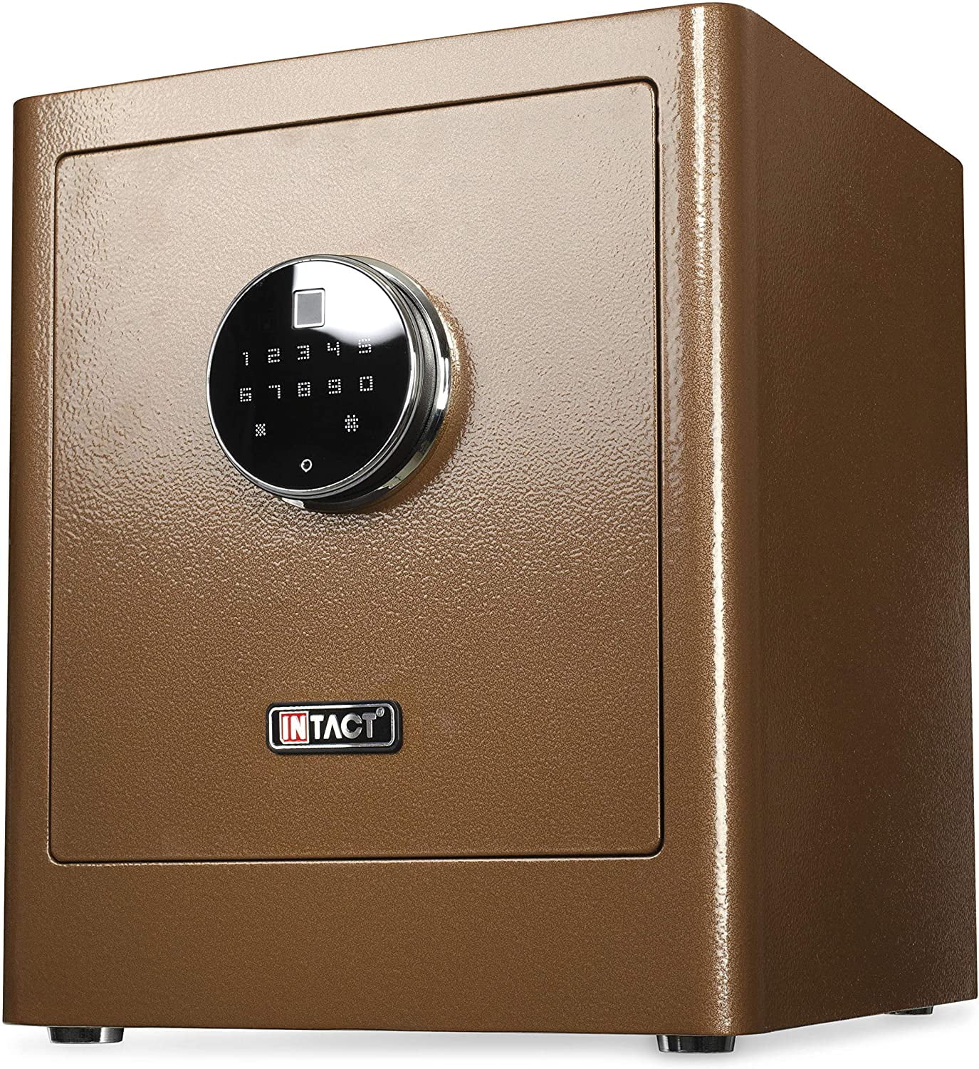 Intact - Compact Quick Access Biometric Fingerprint Security & Gun Safe With Nex-Gen Full Keypad Module Tall