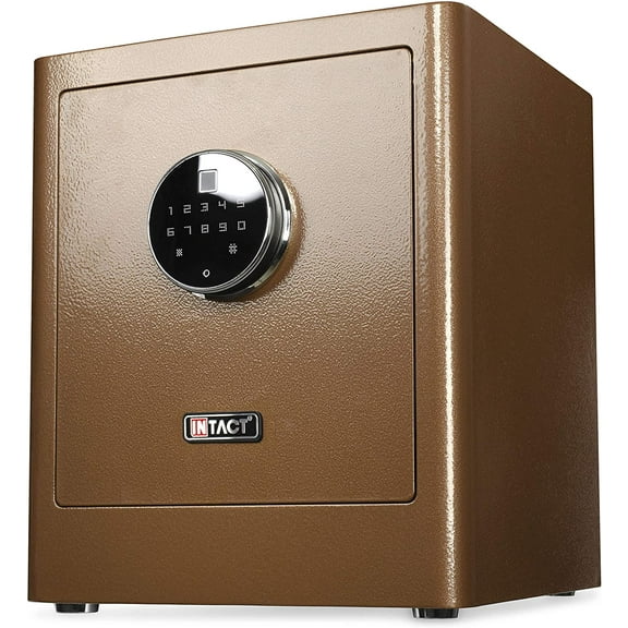 Intact - Compact Quick Access Biometric Fingerprint Security & Gun Safe With Nex-Gen Full Keypad Module Tall
