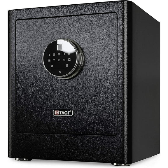 Intact Quick Access Biometric Fingerprint Gun Safe, Tall, All Steel Construction