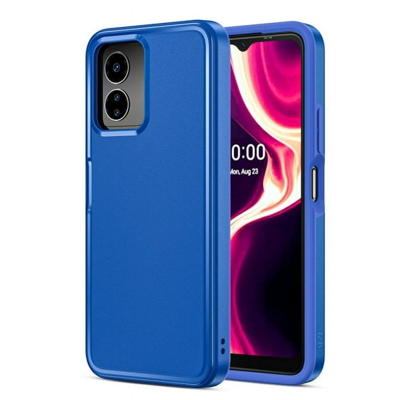 Intact Series Case Hybrid 2in1 Hard PC & TPU Rubber Sturdy, durable outer shell Cover for Boost Celero 5G SC , Reflex Blue
