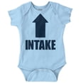 thumbnail image 1 of Intake Arrow Hungry Hangry Funny Romper Boys or Girls Infant Baby Brisco Brands NB, 1 of 7