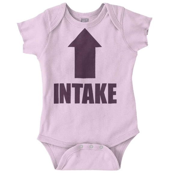 Intake Arrow Hungry Hangry Funny Romper Boys or Girls Infant Baby Brisco Brands NB
