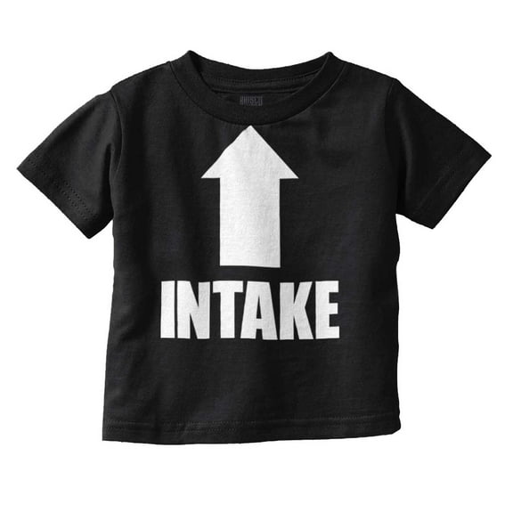 Intake Arrow Hungry Hangry Funny Toddler Boy Girl T Shirt Infant Toddler Brisco Brands 12M