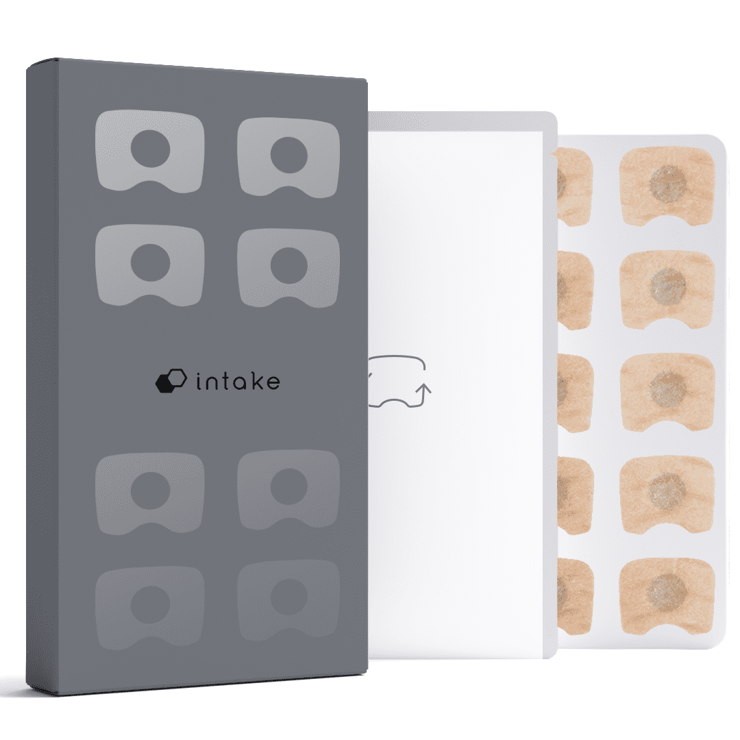 Intake Breathing Refill Tabs Pack - Boost Oxygen Intake, Improve Sleep Quality Snoring Solution- Sweat Resistant, Skin Safe Nasal Strips - Extra Strength Snore Stopper - (60 Count (Pack of 2))