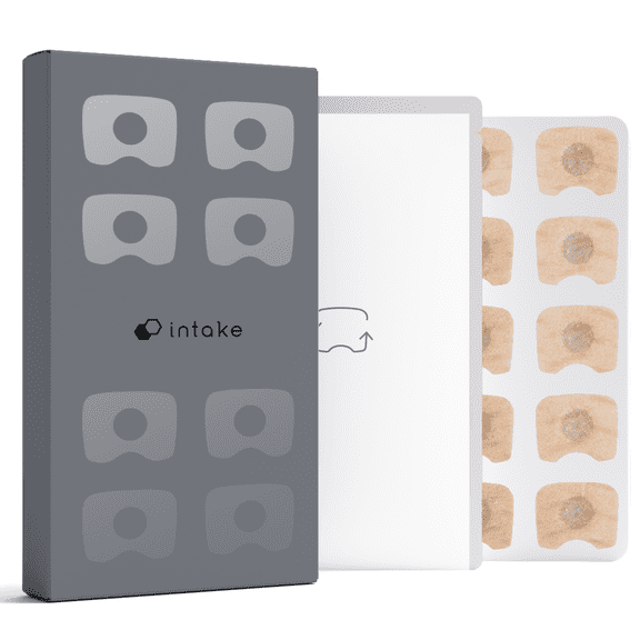 Intake Breathing Refill Tabs Pack - Boost Oxygen Intake, Improve Sleep Quality Snoring Solution- Sweat Resistant, Skin Safe Nasal Strips - Extra Strength Snore Stopper - (60 Count (Pack of 2))