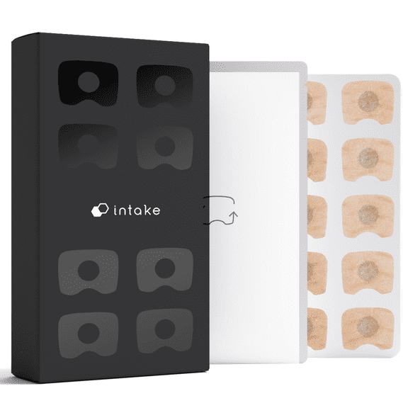 Intake Breathing Refill Tabs Pack - Boost Oxygen Intake, Improve Sleep Quality Solution- Sweat Resistant, Skin Safe Nasal Strips - Extra Strength Snore Stopper - (90 Count (Pack of 3)