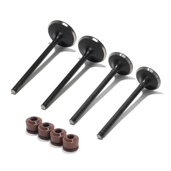 Intake Exhaust Valve Kit with Valve Stem Seals Set for Honda CRF250R CRF 250 R 2010-2017
