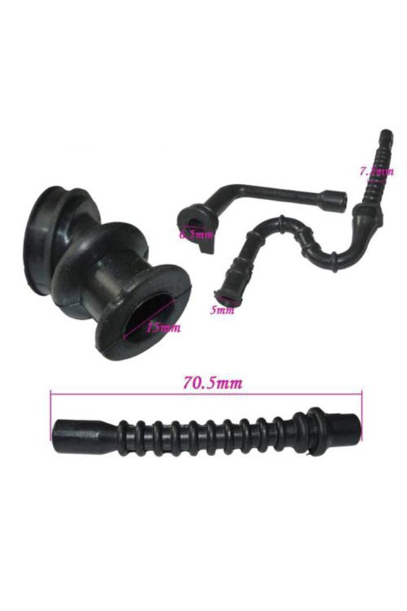 Intake Manifold Boot Fuel Line For Chainsaw 026 for MS 260 024 for MS 240 Rubber
