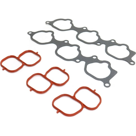 Intake Manifold Gasket Compatible with 2007-2017 Toyota Camry Upper and Lower Set