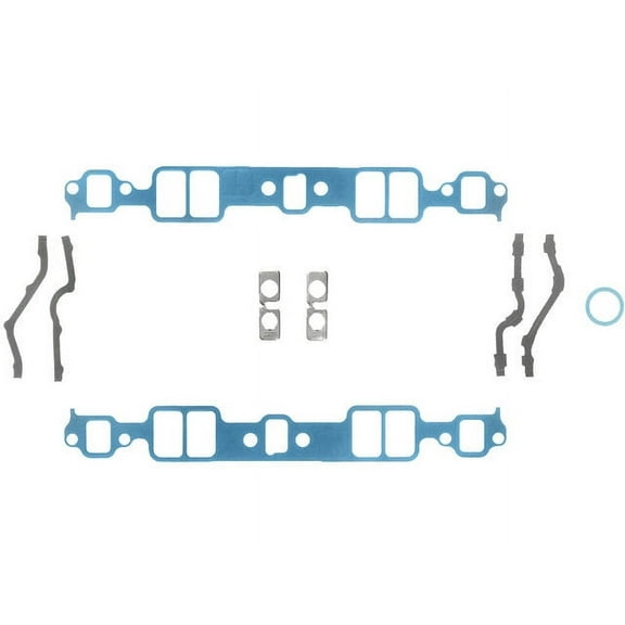 Intake Manifold Gasket Set - Compatible with 1979 - 1986 GMC K3500 5.7L V8 1980 1981 1982 1983 1984 1985