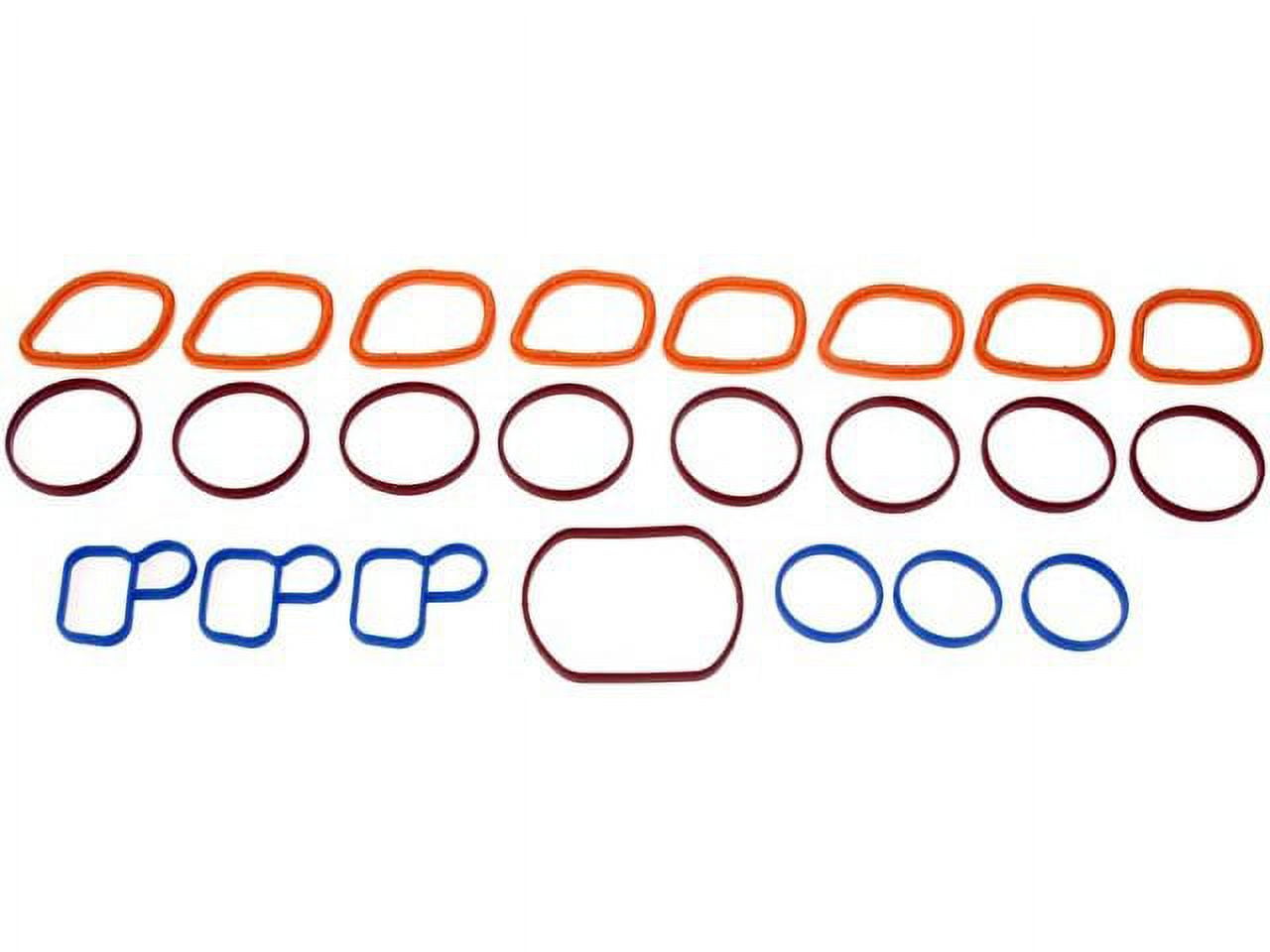 Intake Manifold Gasket Set - Compatible with 2007 - 2014 Ford E-250 4.6L V8 2008 2009 2010 2011 2012 2013