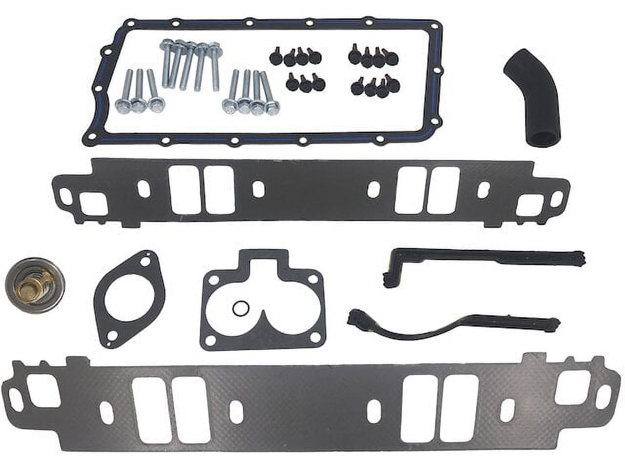 Intake Manifold Gasket Set - Upper and Lower - Compatible with 1994 - 2003 Dodge Ram 1500 5.2L 5.9L V8 1995 1996 1997 1998 1999 2000 2001 2002