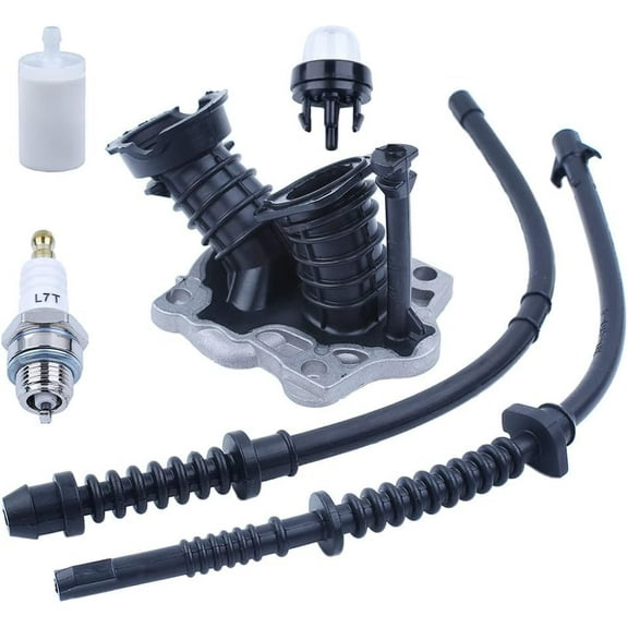 Intake Manifold Pipe Fuel Filter Return Line Replacement for Husqvarna 445 450 Chainsaw 544082301