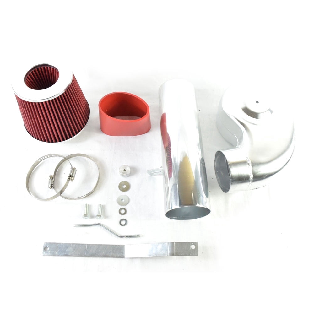 Intake Pipe with Air Filter for Chevrolet/GMC 1988-1995 V8/V6 4.3L/5.0L/5.7L, Red