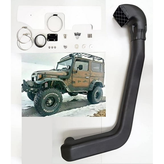 Intake Snorkel Kit Replacement Parts Ram Air Kit for 1980-1984 Toyota 40 42 45 47 Series Land Cruiser BJ