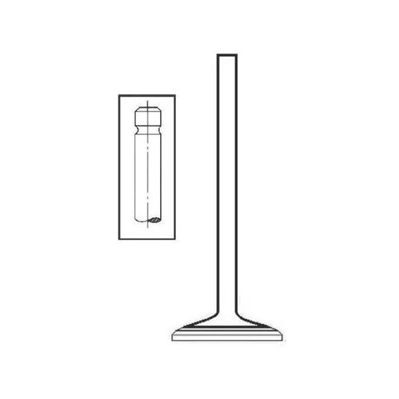 Intake Valve - Compatible with 1972 - 1974 Jaguar XJ6 1973