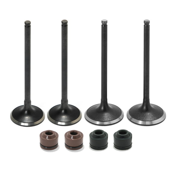 Intake Valve & Exhaust Valves Kit with Seals for Honda CRF250R CRF 250 R 2008 2009