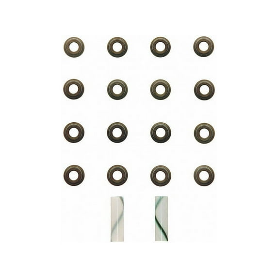 Intake and Exhaust Valve Stem Seal Kit - Compatible with 1985 - 1998 Saab 900 1986 1987 1988 1989 1990 1991 1992 1993 1994 1995 1996 1997