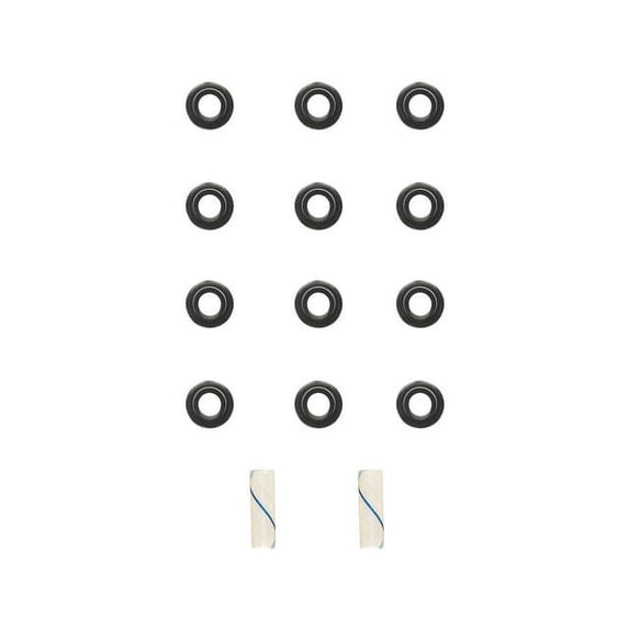 Intake and Exhaust Valve Stem Seal Kit - Compatible with 1996 - 1998 Chevy K1500 4.3L V6 1997