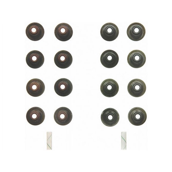 Intake and Exhaust Valve Stem Seal Kit - Compatible with 2007 - 2013 Chevy Avalanche 2008 2009 2010 2011 2012