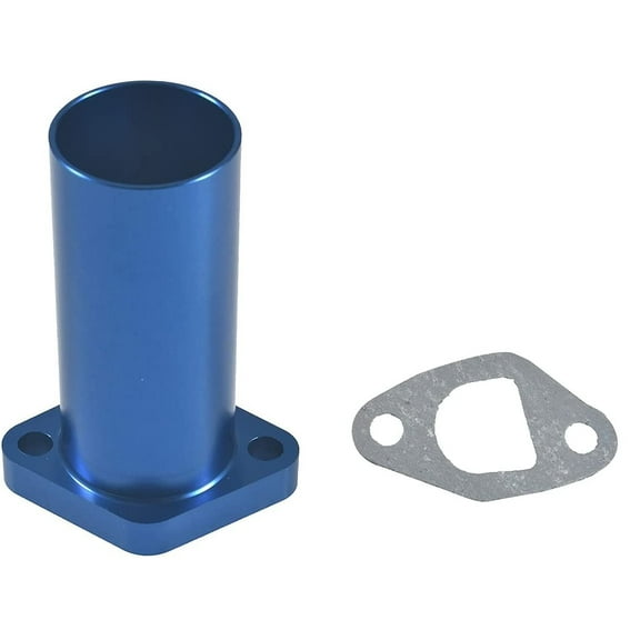 Intake manifold for Predator 212, GX200; PWK 24-32mm Style Carburetors - Blue