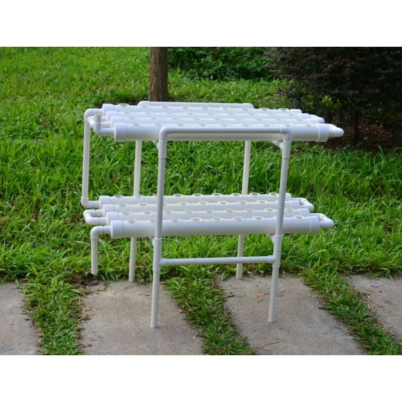 Intbuying Hydroponic Site Grow Kit 72 Holes Garden Plant System #141108