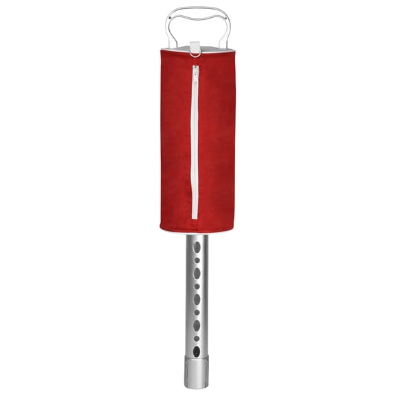 Intech Golf Ball Shag Bag with Aluminum Handle and Frame, Red -