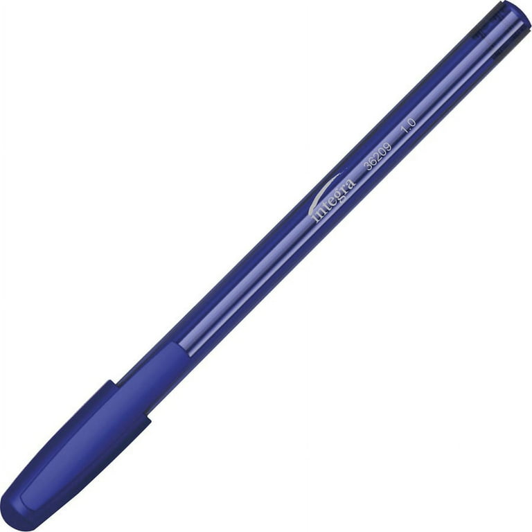 Integra 1.0 mm Tip Ink Pen - Medium Pen Point - 1 mm Pen Point Size - Blue Liquid Ink - Blue Barrel - 60 / Pack Integra 1.0 mm Tip Ink Pen - Medium Pen Point - 1 mm Pen Point Size - Blue Liquid Ink - Blue Barrel - 60 / Pack