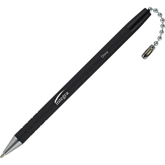 Integra Antimicrobial Replacement Counter Pen Black - Rubber Barrel - 1 Each