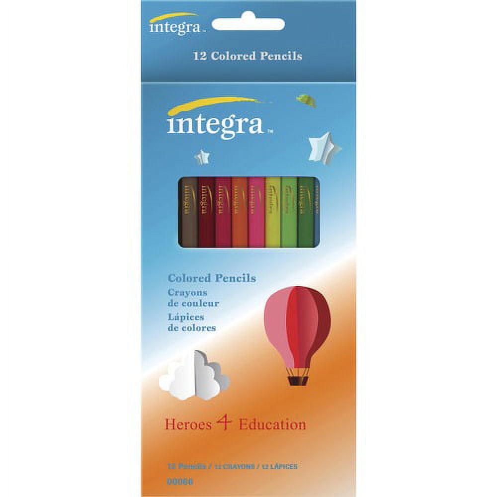 Integra Colored Pencil - 12 / Pack Integra Colored Pencil - 12 / Pack