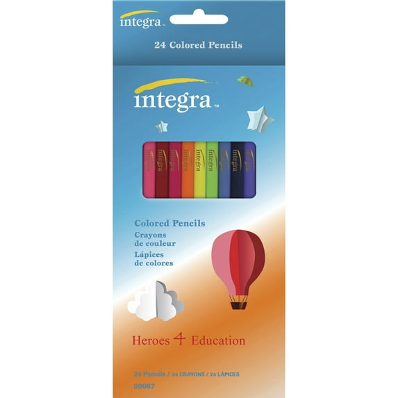 Integra, ITA00067, Colored Pencil, 24 / Pack