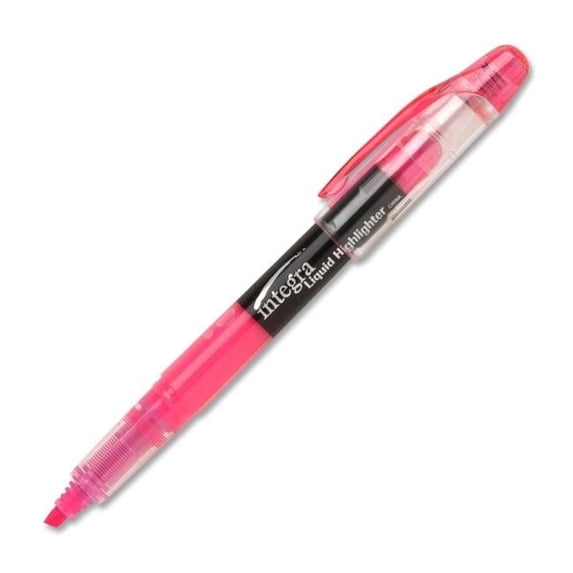Integra Integra Liquid Highlighter Pen - Fluorescent Pink