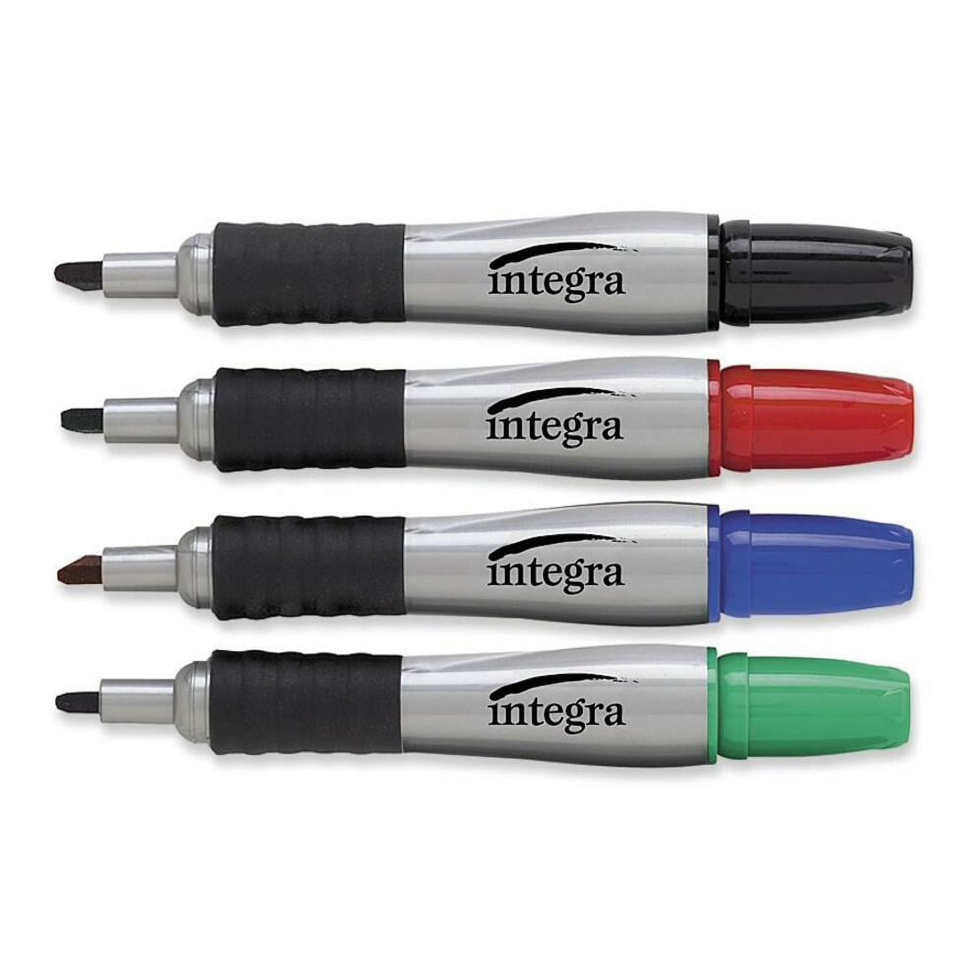 Integra Large Rubbergrip Permanent Markers